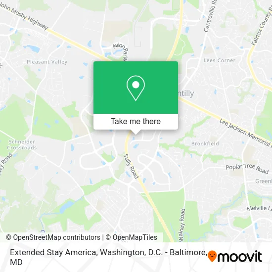 Extended Stay America map