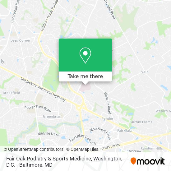 Fair Oak Podiatry & Sports Medicine map