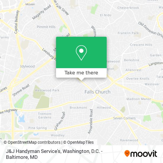 Mapa de J&J Handyman Service's