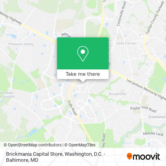 Brickmania Capital Store map