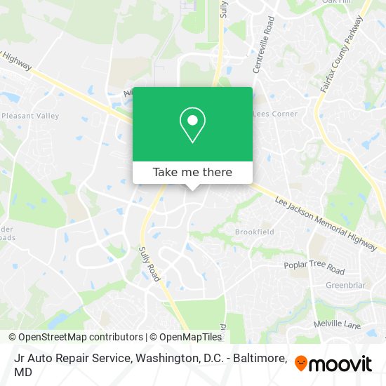 Mapa de Jr Auto Repair Service