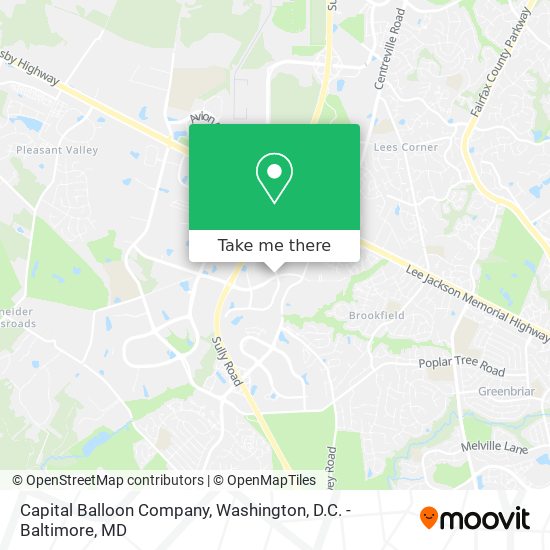 Capital Balloon Company map