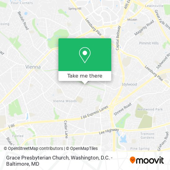 Grace Presbyterian Church map