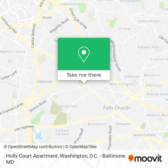 Holly Court Apartment map