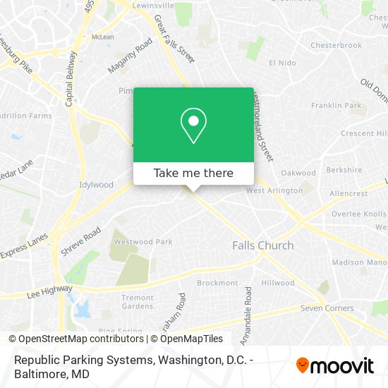 Republic Parking Systems map