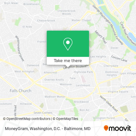 MoneyGram map