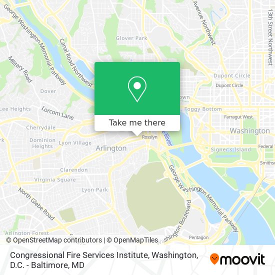 Mapa de Congressional Fire Services Institute