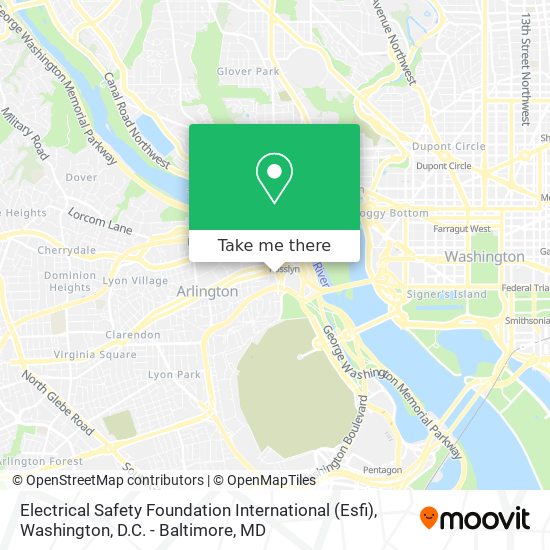 Mapa de Electrical Safety Foundation International (Esfi)