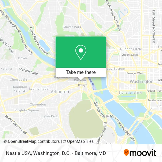 Nestle USA map