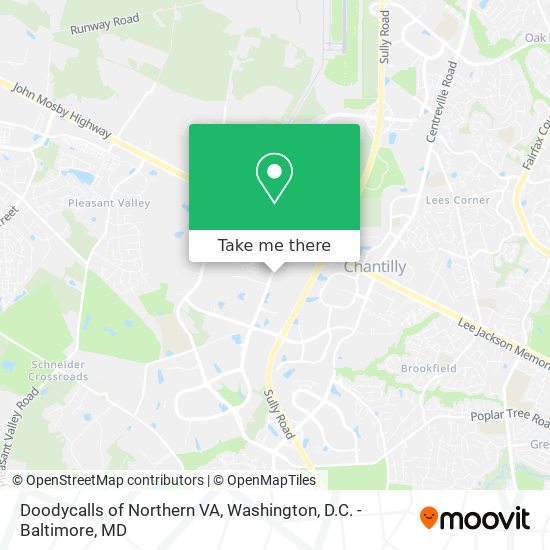 Doodycalls of Northern VA map