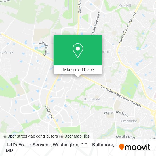 Mapa de Jeff's Fix Up Services