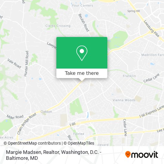 Mapa de Margie Madsen, Realtor