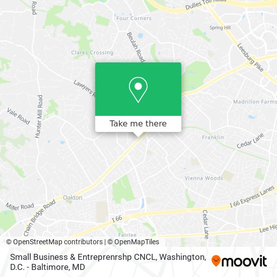 Mapa de Small Business & Entreprenrshp CNCL