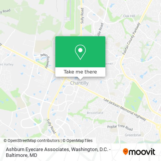 Ashburn Eyecare Associates map