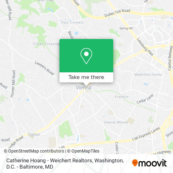 Catherine Hoang - Weichert Realtors map