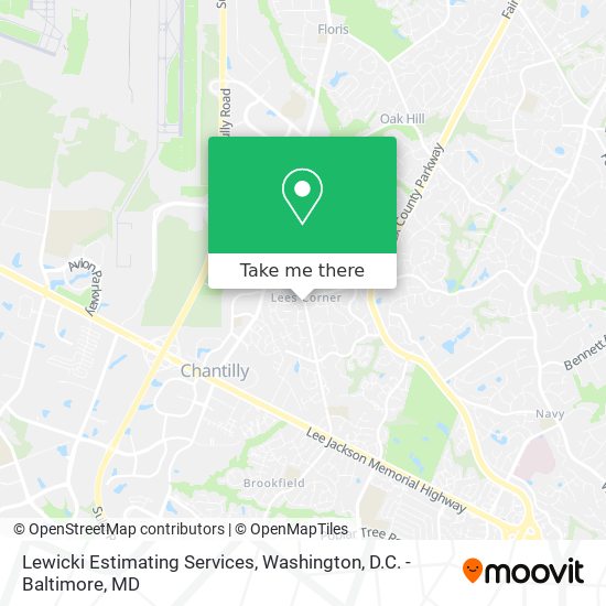 Mapa de Lewicki Estimating Services