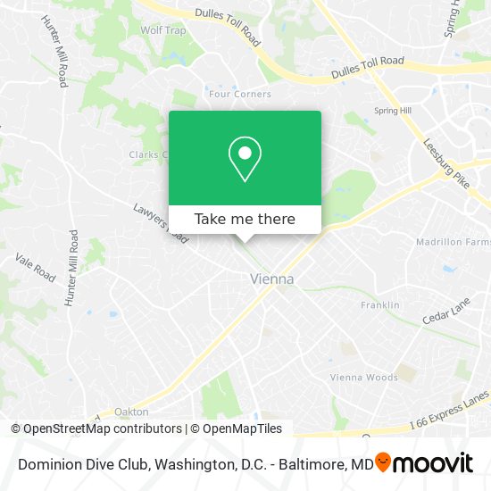 Dominion Dive Club map