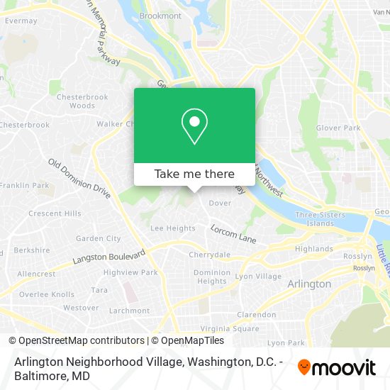 Mapa de Arlington Neighborhood Village