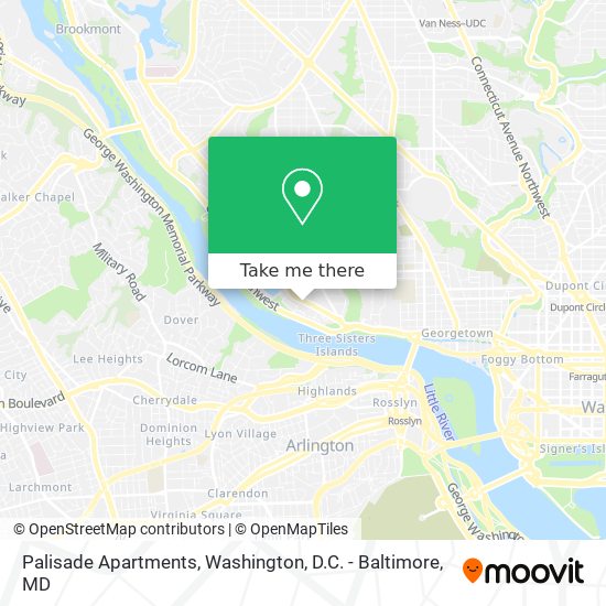 Palisade Apartments map