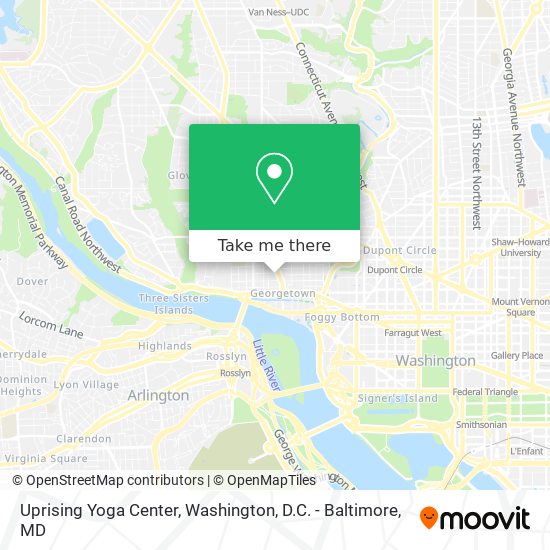 Uprising Yoga Center map