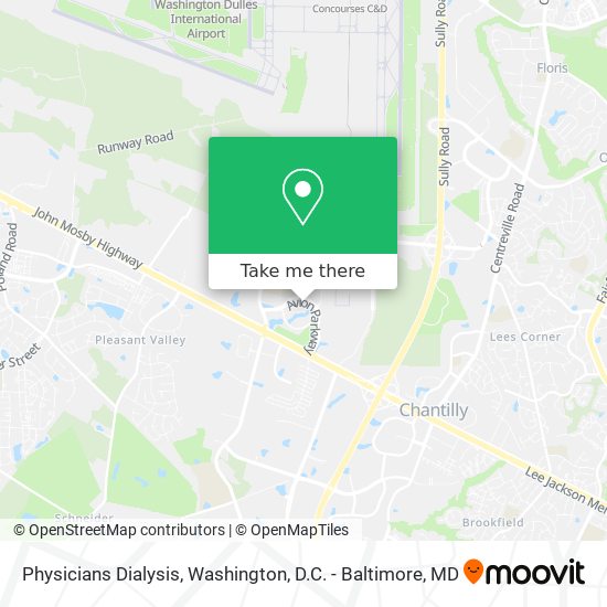 Physicians Dialysis map