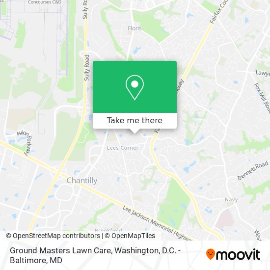 Mapa de Ground Masters Lawn Care