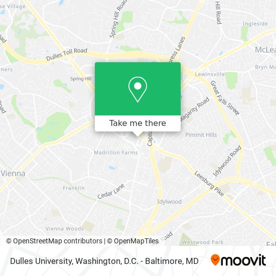 Dulles University map