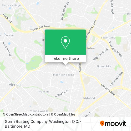 Germ Busting Company map