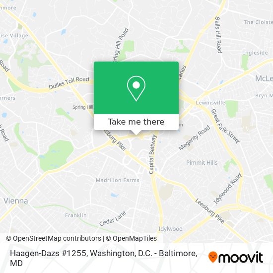 Mapa de Haagen-Dazs #1255