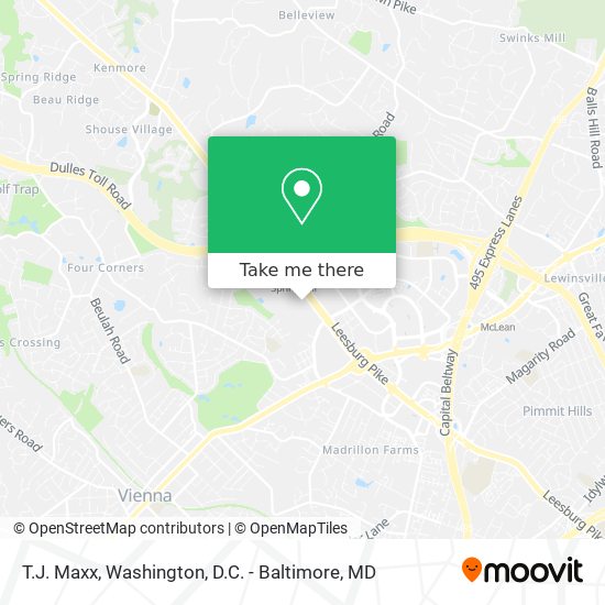 T.J. Maxx map