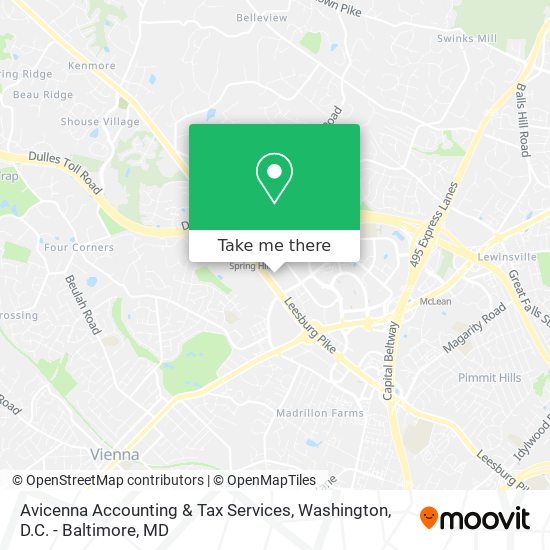 Mapa de Avicenna Accounting & Tax Services