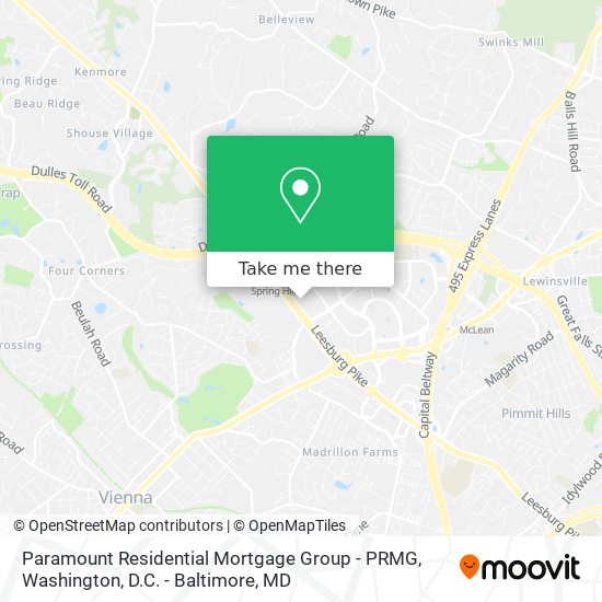 Mapa de Paramount Residential Mortgage Group - PRMG