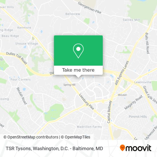 TSR Tysons map