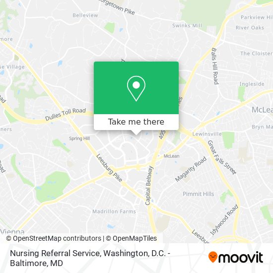 Mapa de Nursing Referral Service