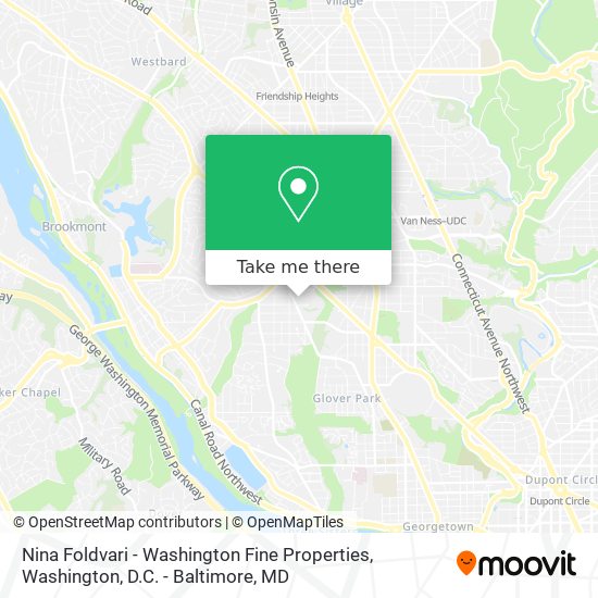 Nina Foldvari - Washington Fine Properties map