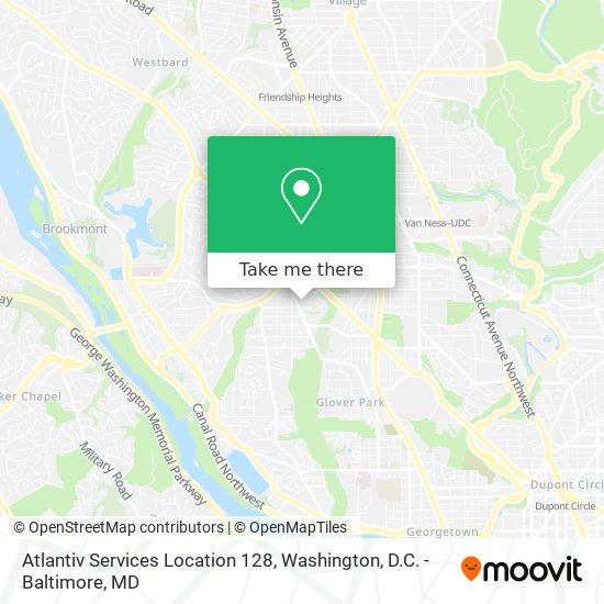 Atlantiv Services Location 128 map