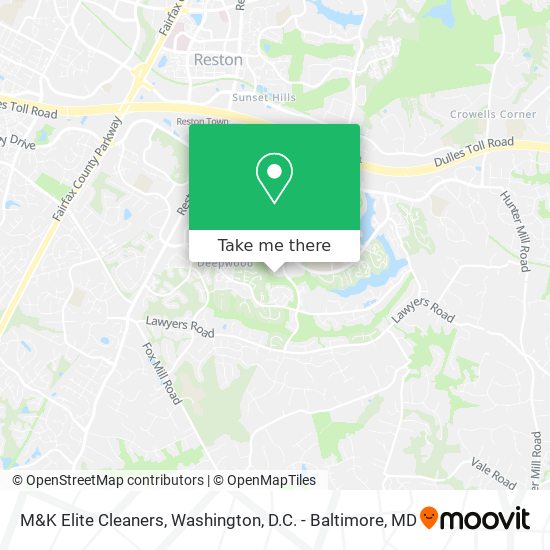 M&K Elite Cleaners map