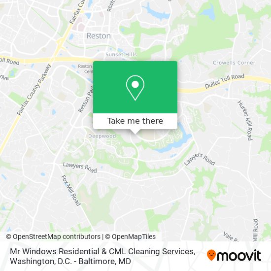 Mr Windows Residential & CML Cleaning Services map