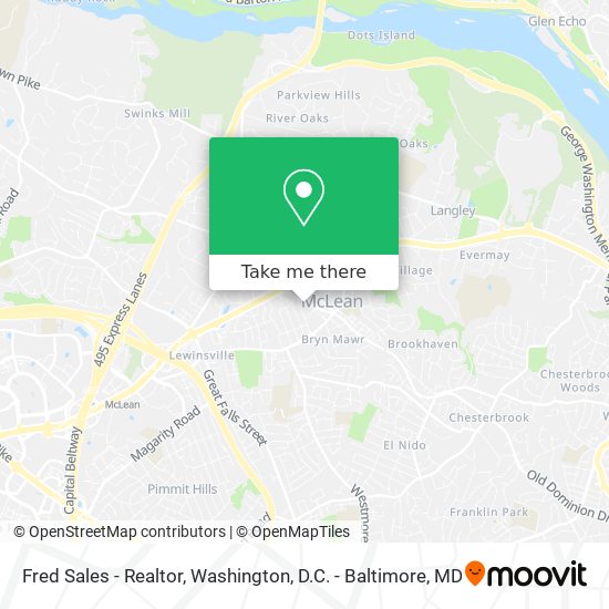 Fred Sales - Realtor map