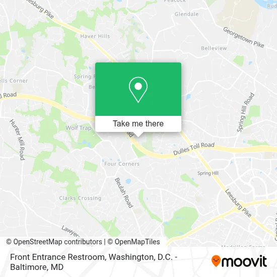 Front Entrance Restroom map