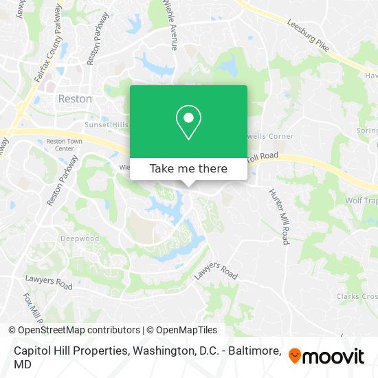 Mapa de Capitol Hill Properties
