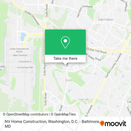 Mapa de NV Home Construction