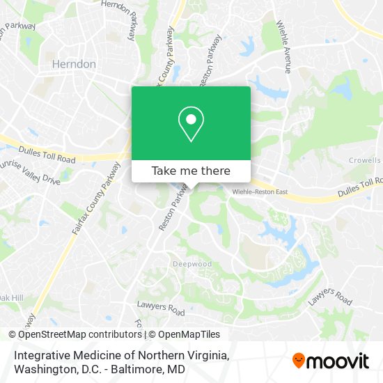 Mapa de Integrative Medicine of Northern Virginia