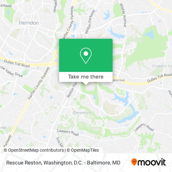 Rescue Reston map
