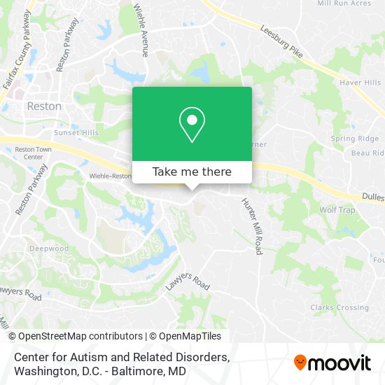 Mapa de Center for Autism and Related Disorders