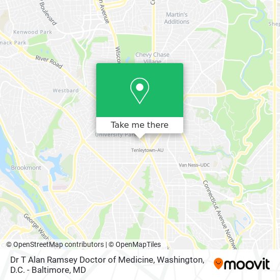 Dr T Alan Ramsey Doctor of Medicine map