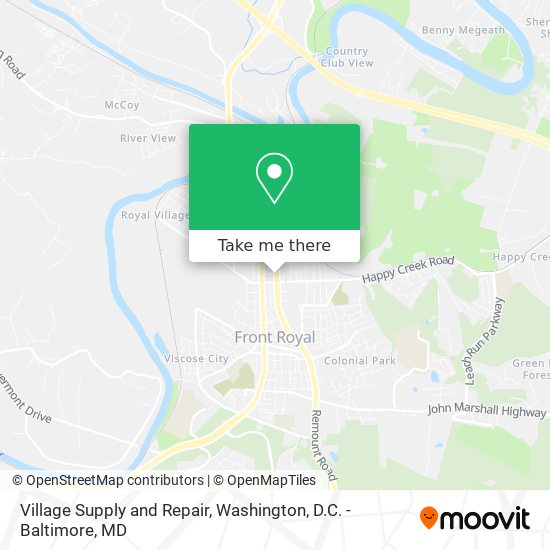 Mapa de Village Supply and Repair