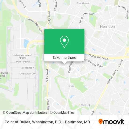 Mapa de Point at Dulles
