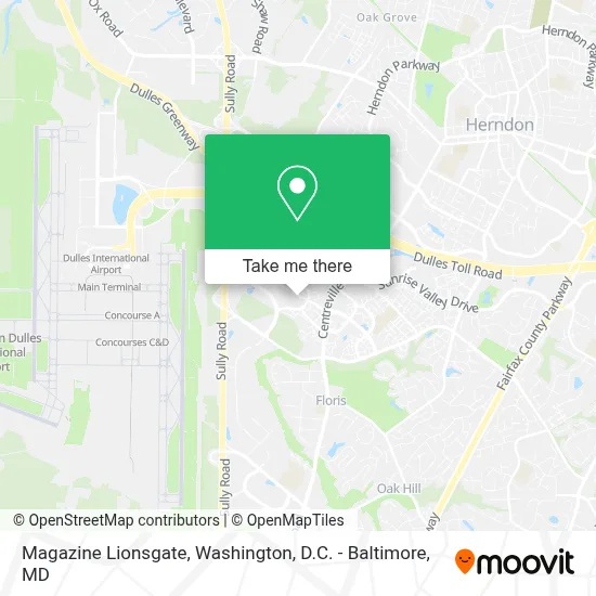 Magazine Lionsgate map