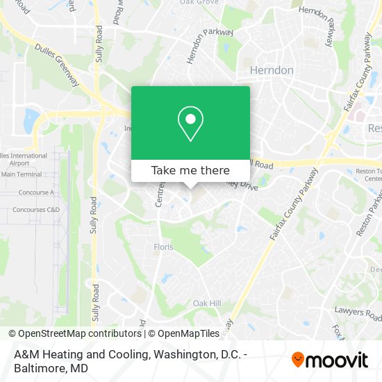 Mapa de A&M Heating and Cooling